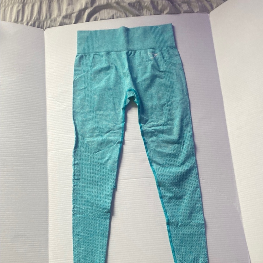 Gymshark Blue High-Waisted Seamless Leggings